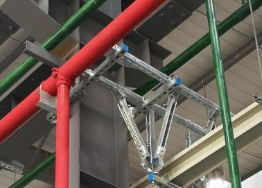 西峡该抗震支架的整体式支吊架结构协调性好